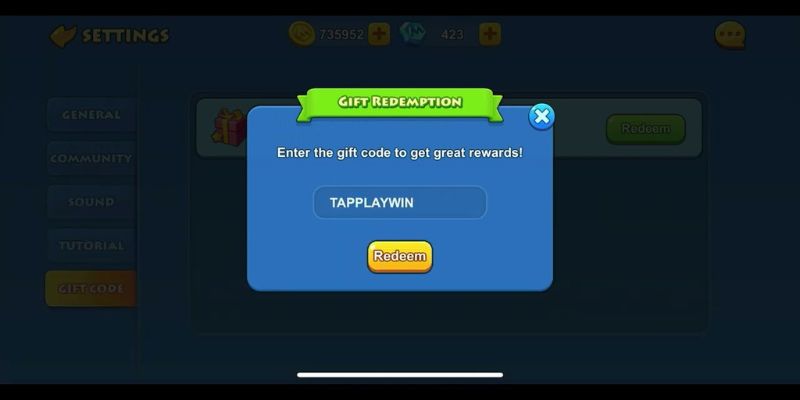 Sử dụng mã code đúng cách để tránh sai sót khi nhận thưởng